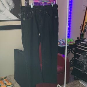 Vintage True Religion Ricky Super T Black Denim Jeans